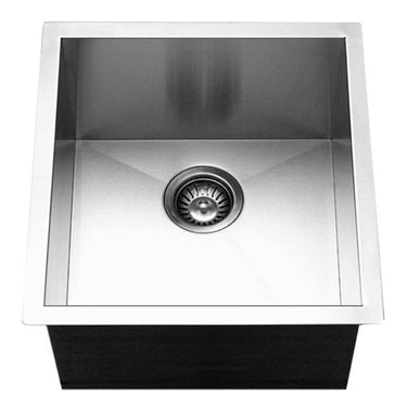 Houzer CTR-1700 Contempo Series Undermount Stainless Steel Bowl Bar/Prep Sink Bar Sink - Undermount Houzer